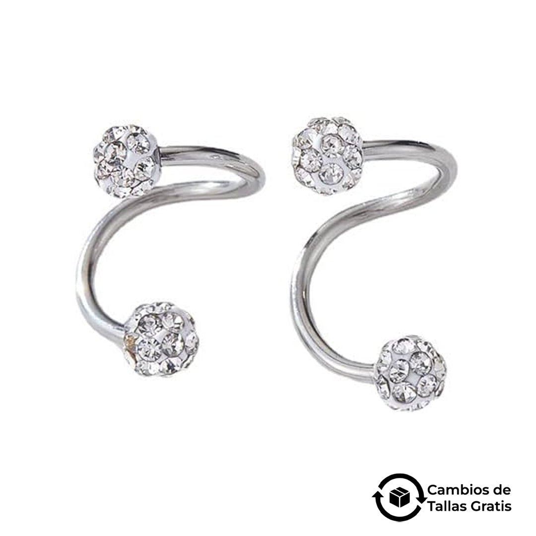 Elegantes Pendientes de 2 Piezas para Mujer - Roselle Shoes