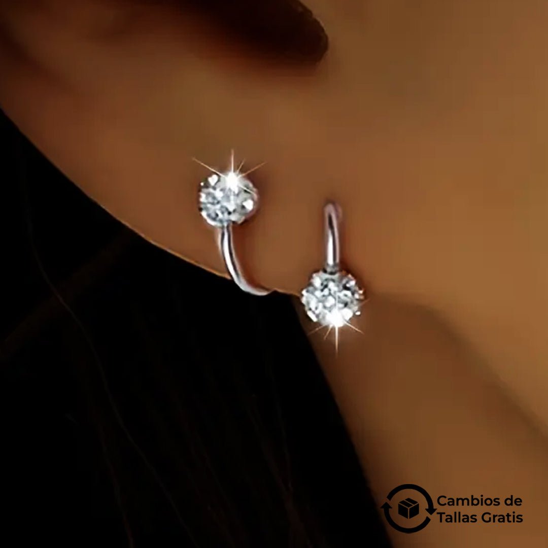 Elegantes Pendientes de 2 Piezas para Mujer - Roselle Shoes